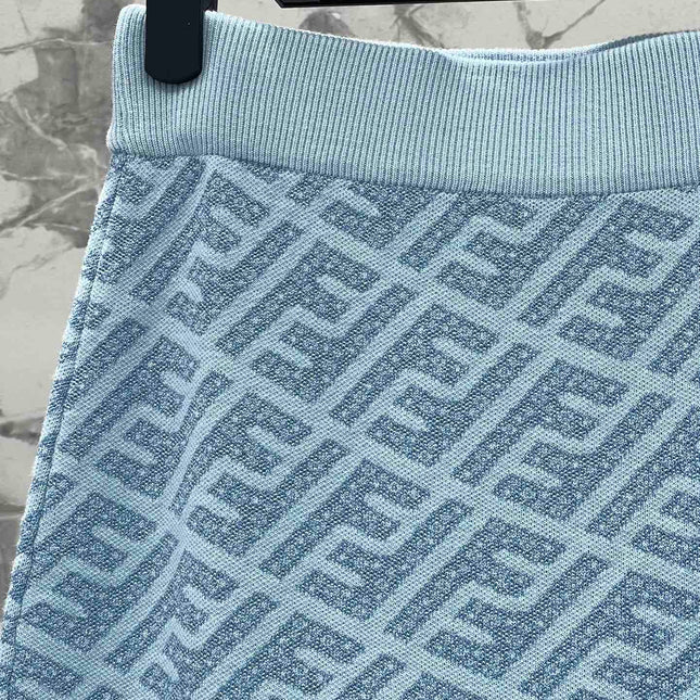 FEND 25S JACQUARD KNIT DRESS 264230
