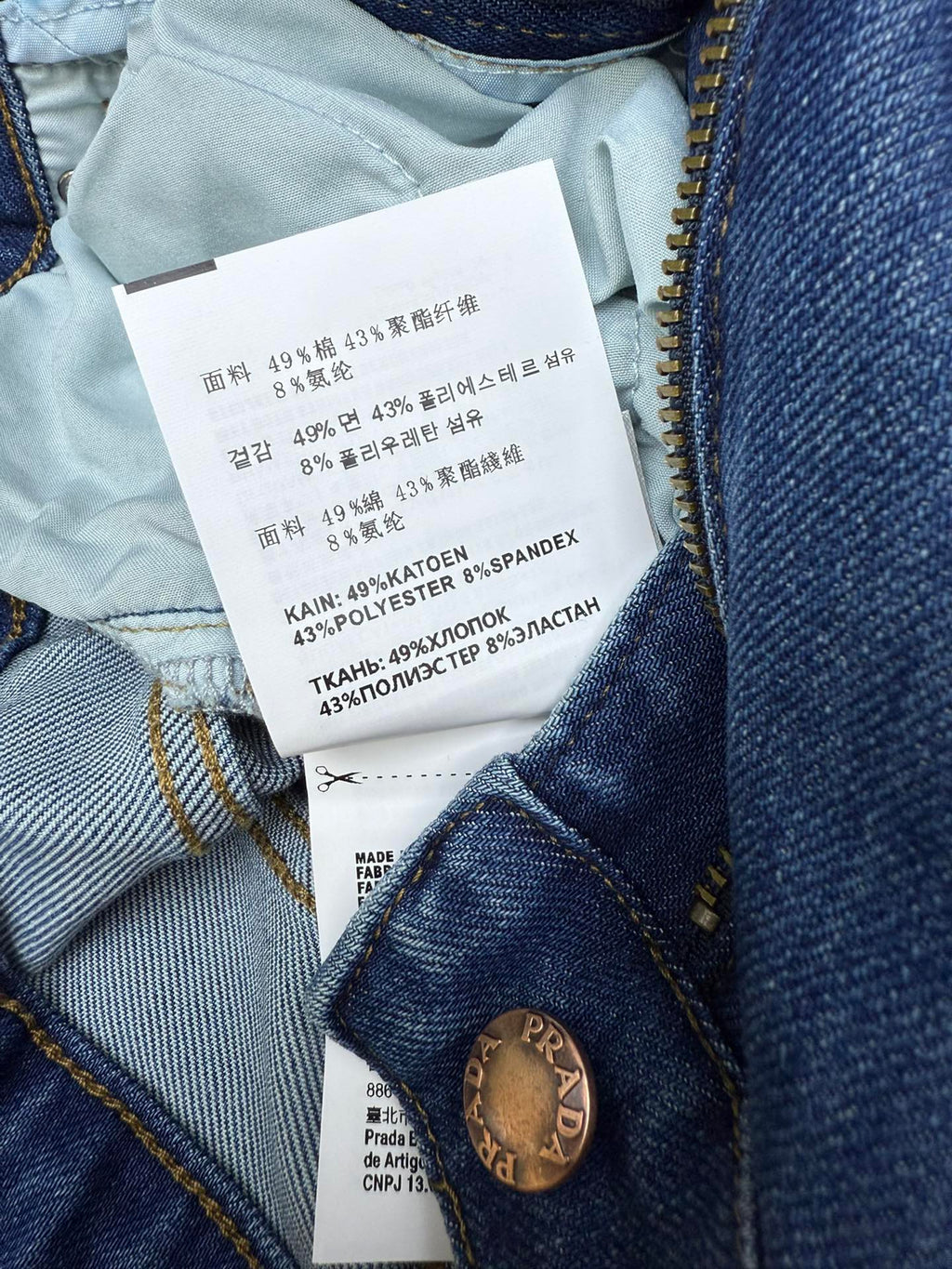 PRADA 25S STRAIGHT-LEG JEANS 615