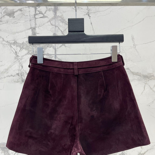 HERMES 25S SHEEPSKIN SHORTS 176