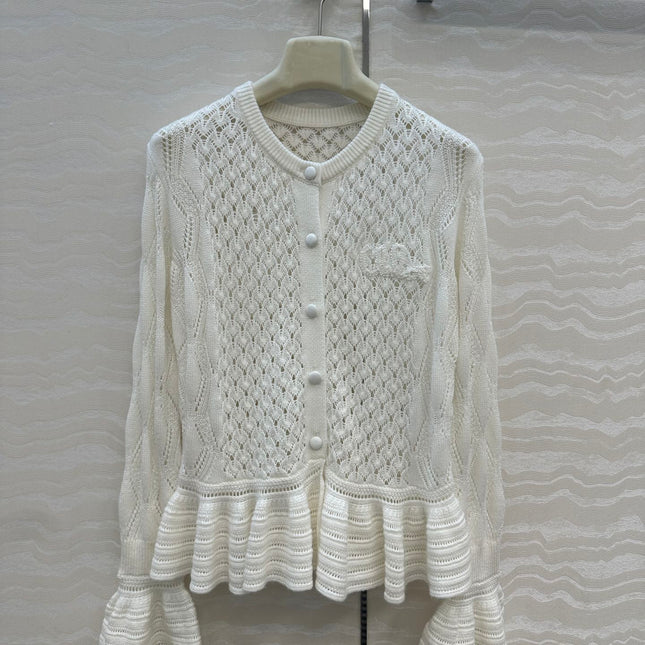 CHLOE 25S WHITE CARDIGAN STYLE 003