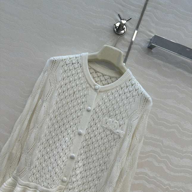 CHLOE 25S WHITE CARDIGAN STYLE 003