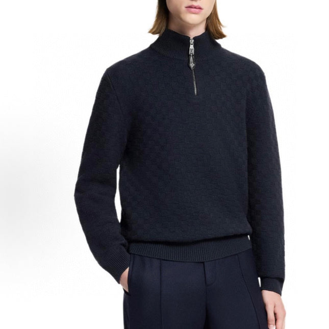 LV 25S HALF-ZIP SWEATER 0055