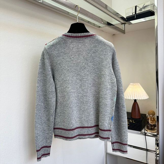 LV 25S V-NECK SWEATER 0111