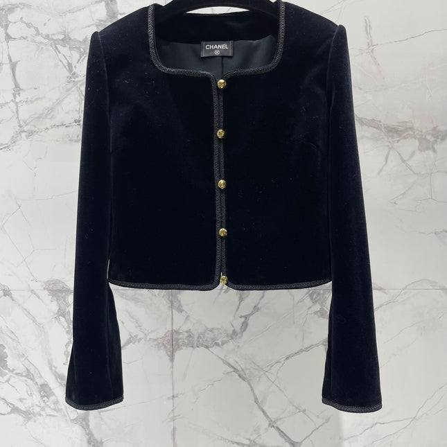 CHANEL 26S VELVET JACKET 728