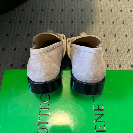 BOTTEGA VENETA 26S LOAFERS IN LIGHT BEIGE SUEDE