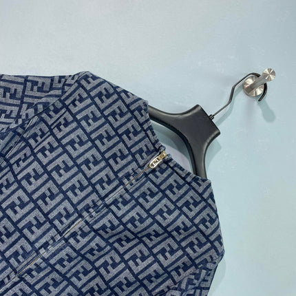 FENDI 26S SHORT SLEEVE MINI DRESS 039