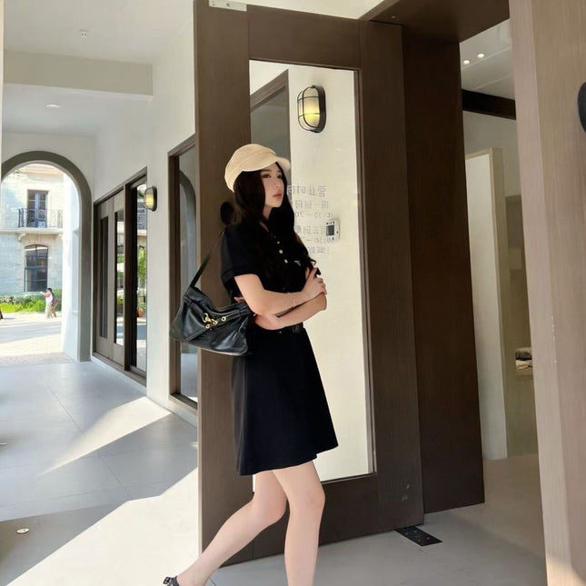 PRADA 26S SHORT-SLEEVE POLO DRESS STYLE 828