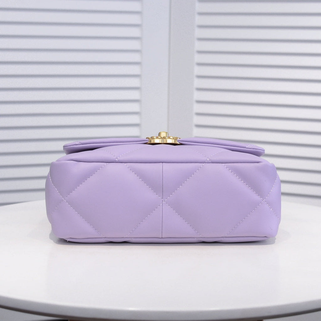 19 FLAP BAG 26CM 9010 PURPLE