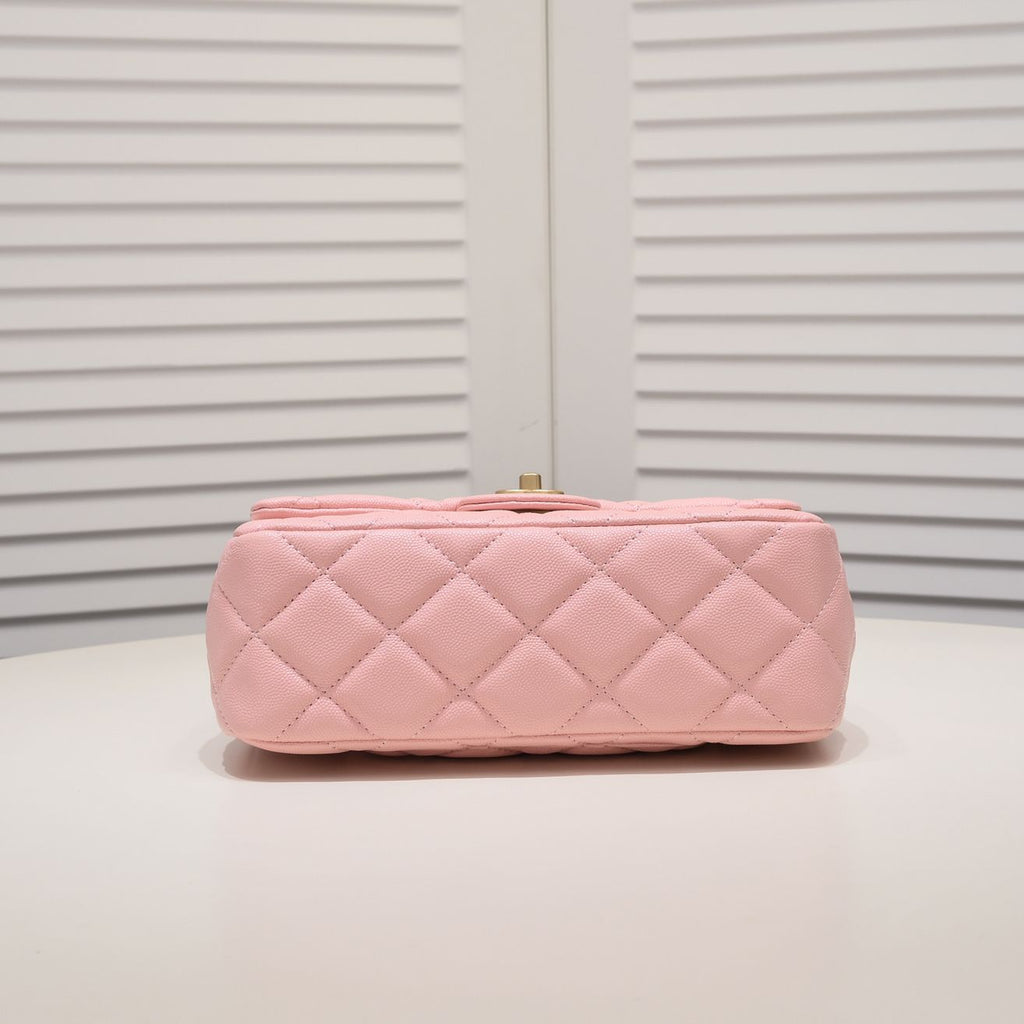 SMALL FLAP BAG CAVIAR 24CM 3892 PINK