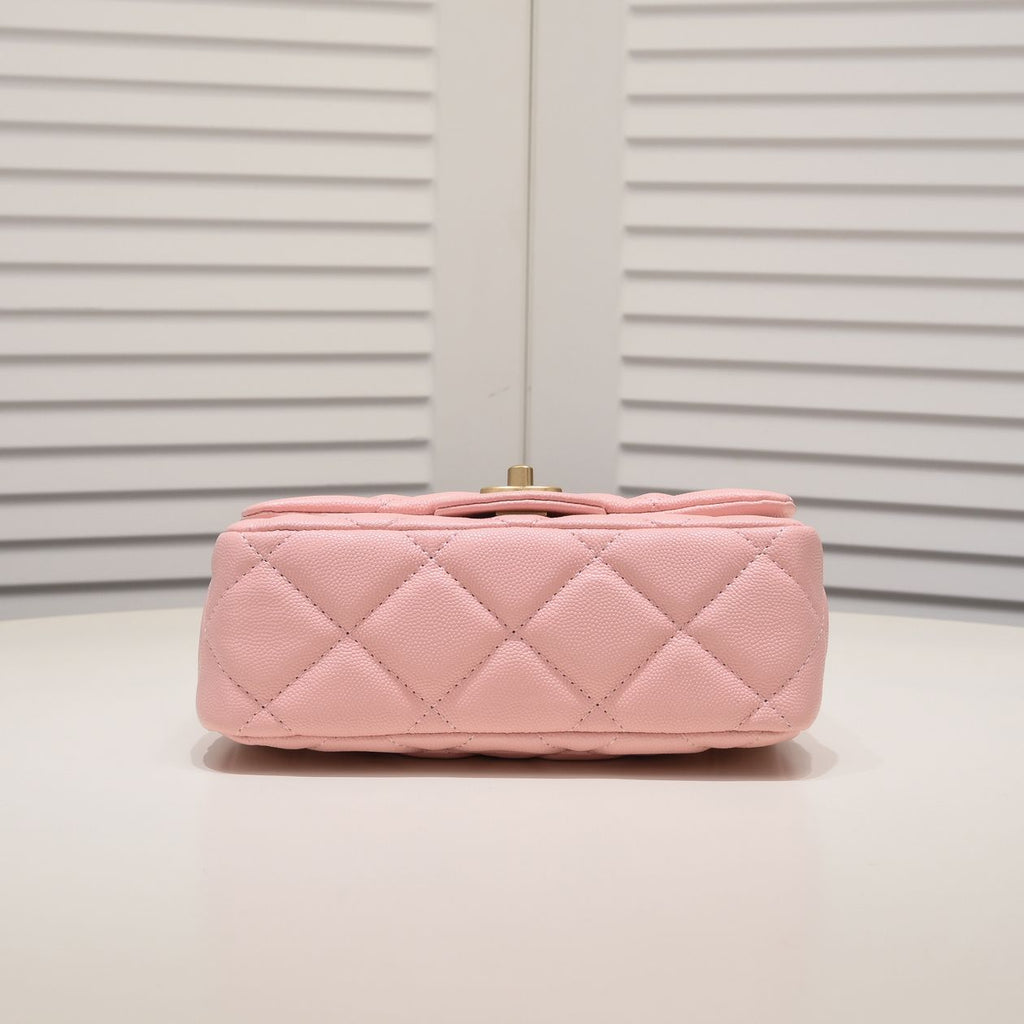 MINI FLAP BAG CAVIAR 20CM 3891 PINK