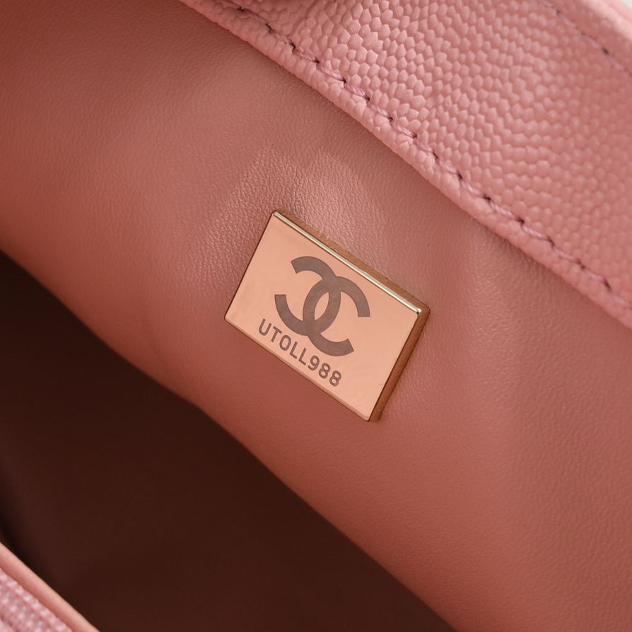 MINI FLAP BAG CAVIAR 20CM 3891 PINK