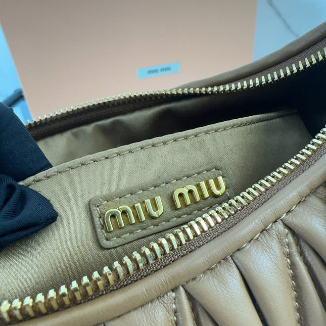 WANDER MATELASSE 29 BAG IN BROWN LAMBSKIN