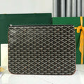 SENAT POCHETTE IN BLACK GOYARDINE CANVAS