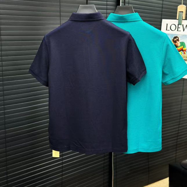 HERMES POLO SHIRT IN BLUE COTTON