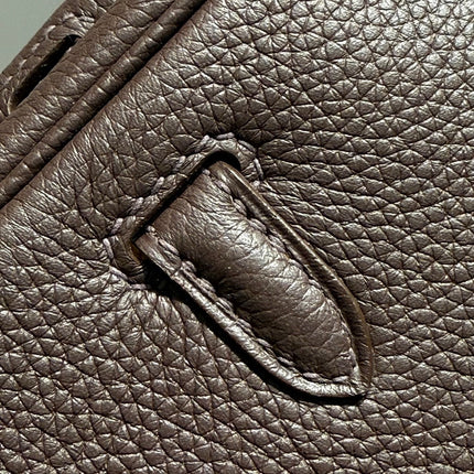 HM BIRKIN 35CM IN CHOCOLATE BROWN TOGO LEATHER SILVER-TONE HARDWARE