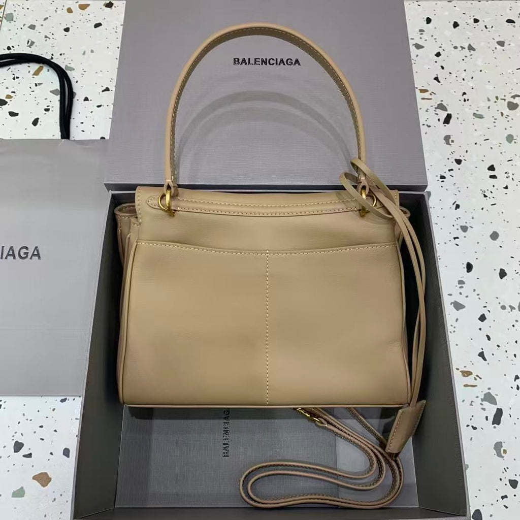 RODEO SMALL BAG 29 IN CAMEL BROWN CALFSKIN GOLD HARDWARE TP3