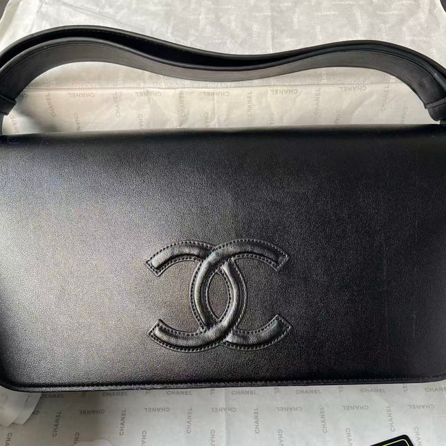 26S MESSENGER BAG MATTHIEU BLAZY IN BLACK LAMBSKIN