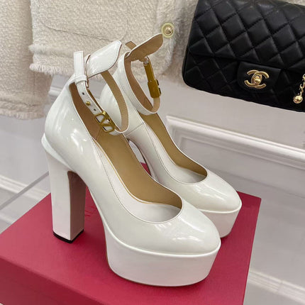 26S PLATFORM HIGH HEEL IN WHITE CALFSKIN 001