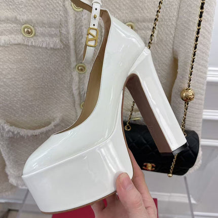 26S PLATFORM HIGH HEEL IN WHITE CALFSKIN 001