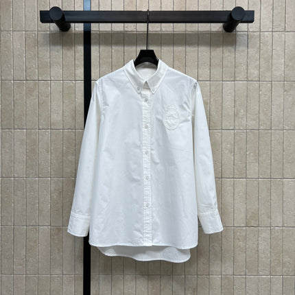 DIOR 26S CD HERITAGE SHIRT IN WHITE 7626