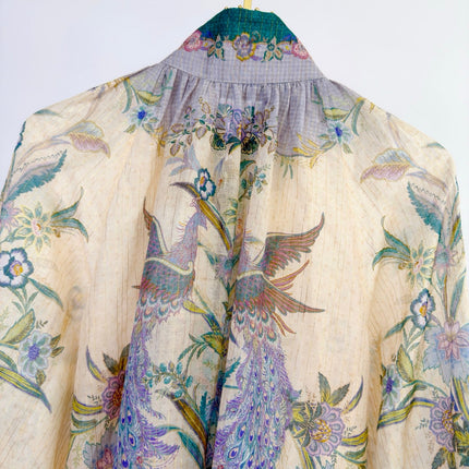 ZIMMERMANN 26 INDRA PRINTED SHIRT AND SHORTS SET STYLE 9626