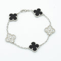 BRACELET 5 MOTIF ONYXS DIAMOND