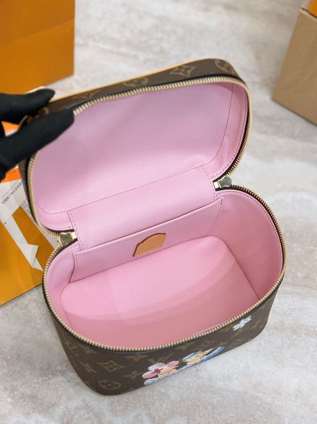 LV MINI VANITY 20 IN BROWN MONOGRAM COATED CANVAS