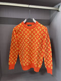 LV SWEATER IN RED AND YELLOW STYLE 001