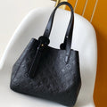 LV ALL IN ONE SHOULDER BAG 40 IN BLACK CALFSKIN