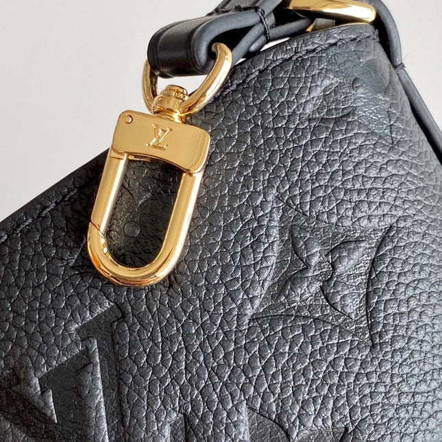 LV ALL IN ONE SHOULDER BAG 40 IN BLACK CALFSKIN