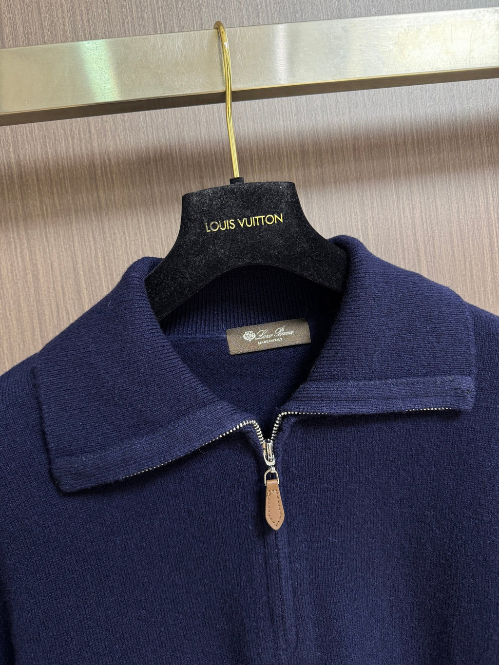 LP 26S ZIP NECK KNIT SWEATER 427