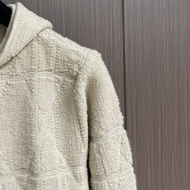 DIOR 26S KNITTED HOODED SWEATER 1007