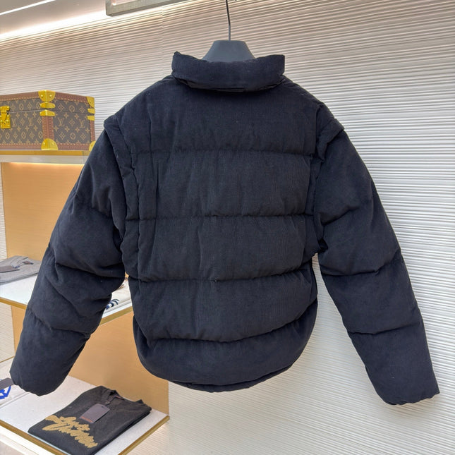PRADA 25S VELVET PUFFER JACKET 458