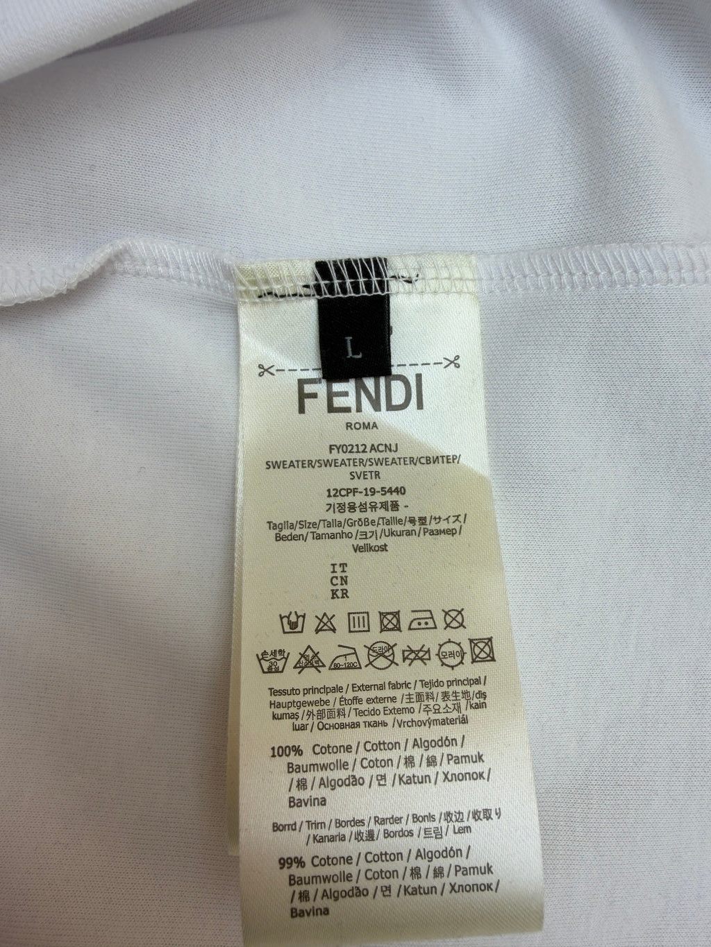 FENDI 26S SHORT SLEEVE T-SHIRT 203