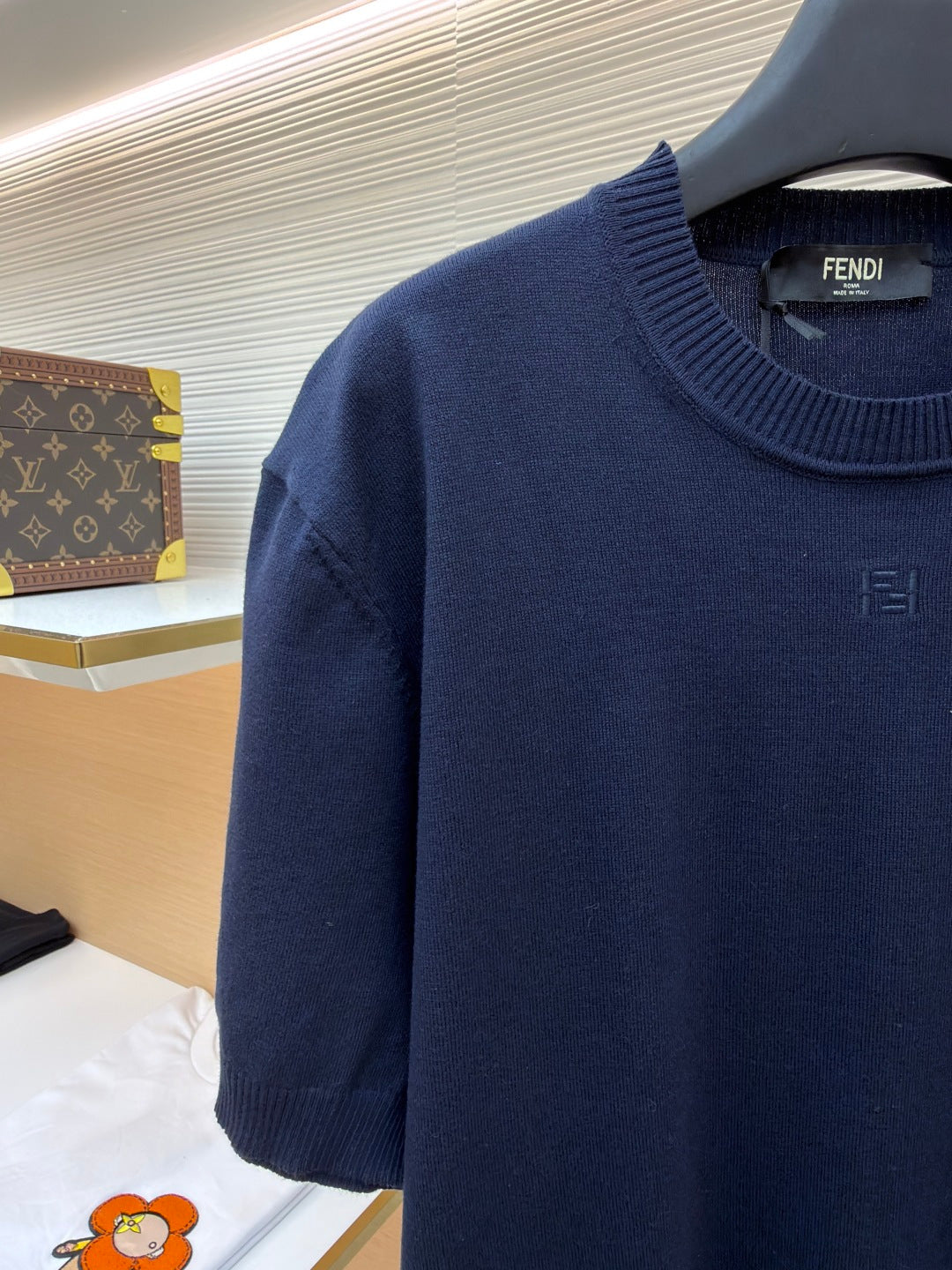 FENDI 26S SHORT SLEEVE KNIT 106