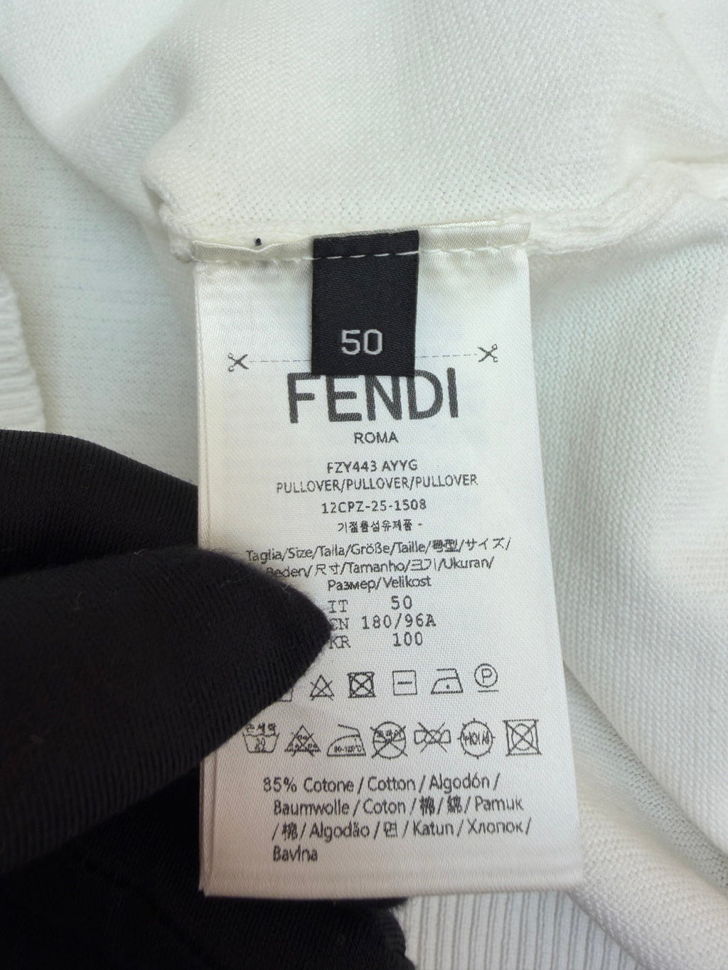 FENDI 26S SHORT SLEEVE KNIT 105