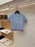 THOM 26S SHORT-SLEEVED KNIT TOP STYLE 155