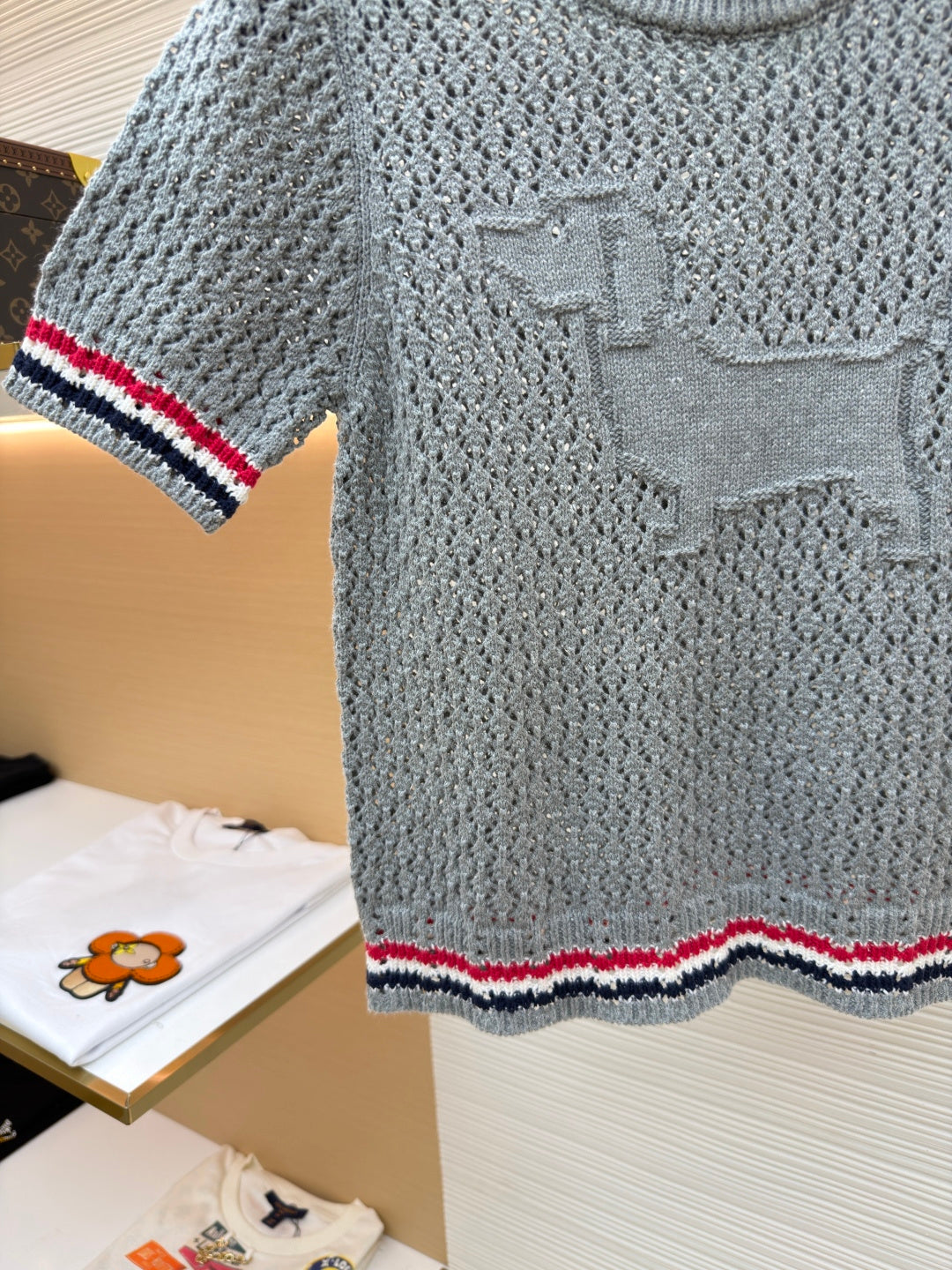 THOM 26S SHORT-SLEEVED KNIT TOP STYLE 158