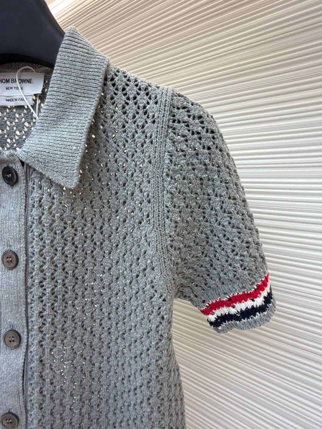 THOM 26S SHORT-SLEEVED KNIT POLO SHIRT STYLE 153