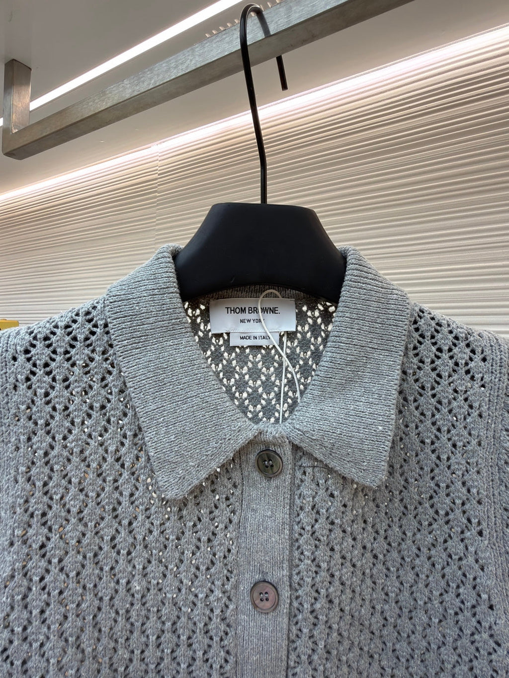 THOM 26S SHORT-SLEEVED KNIT POLO SHIRT STYLE 153