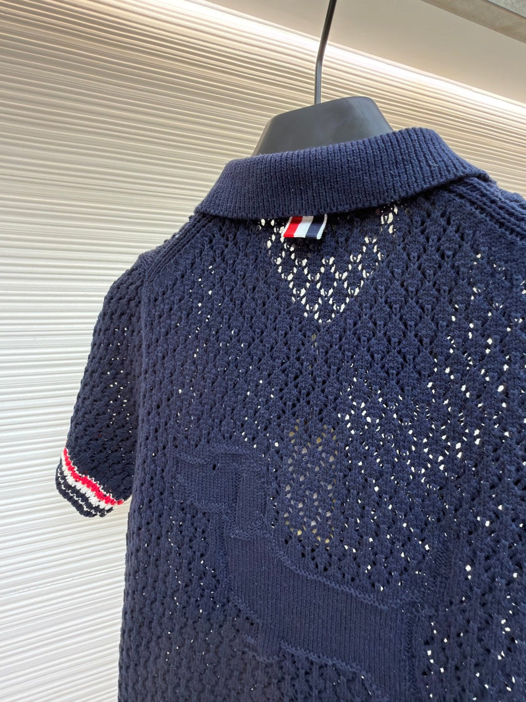 THOM 26S SHORT-SLEEVED KNIT POLO SHIRT STYLE 152