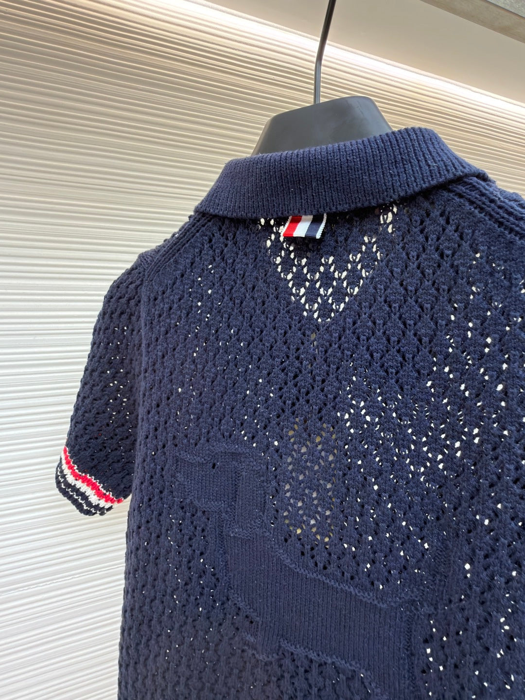THOM 26S SHORT-SLEEVED KNIT POLO SHIRT STYLE 152