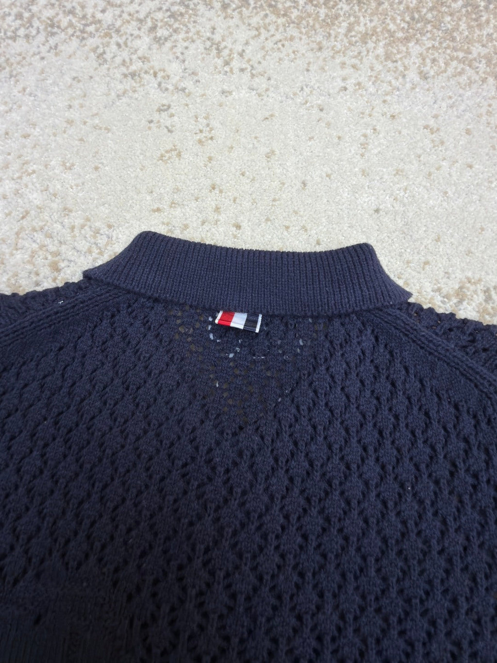 THOM 26S SHORT-SLEEVED KNIT POLO SHIRT STYLE 152
