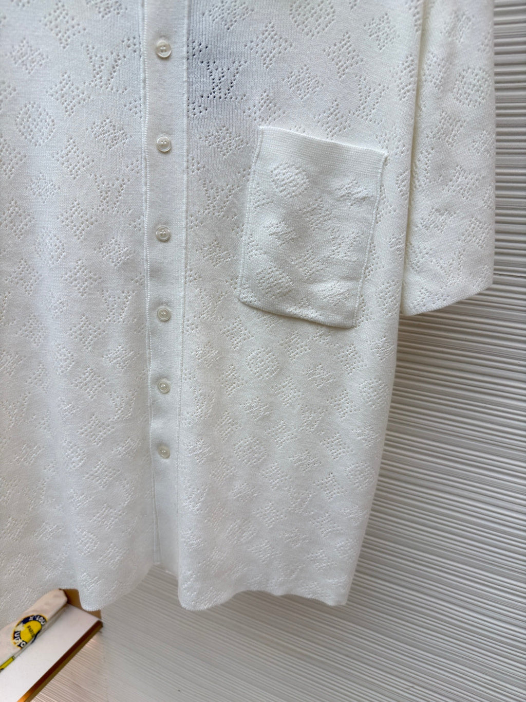 LV 26S SHORT-SLEEVED KNIT POLO SHIRT STYLE 206