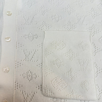 LV 26S SHORT-SLEEVED KNIT POLO SHIRT STYLE 206