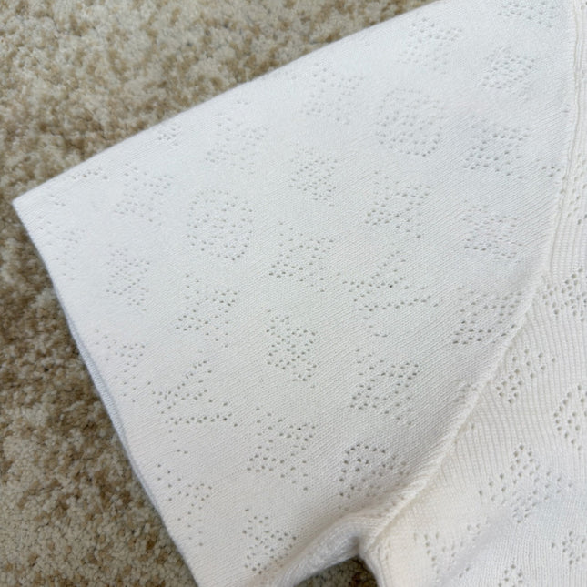 LV 26S SHORT-SLEEVED KNIT POLO SHIRT STYLE 206