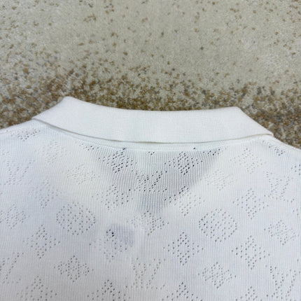 LV 26S SHORT-SLEEVED KNIT POLO SHIRT STYLE 206