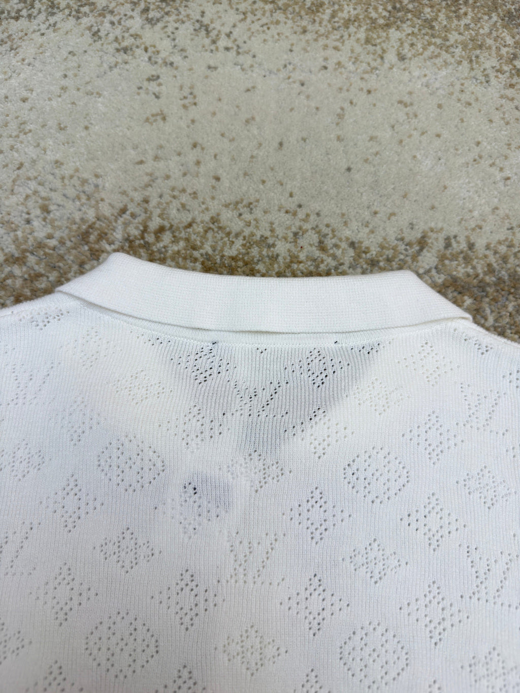 LV 26S SHORT-SLEEVED KNIT POLO SHIRT STYLE 206