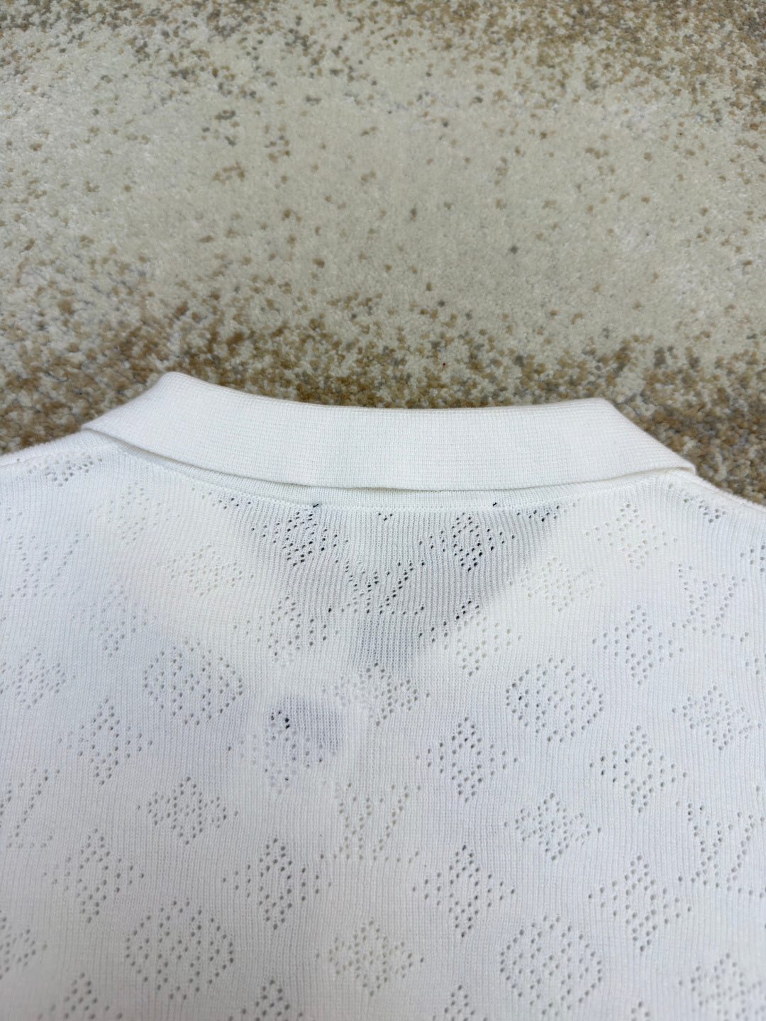 LV 26S SHORT-SLEEVED KNIT POLO SHIRT STYLE 206