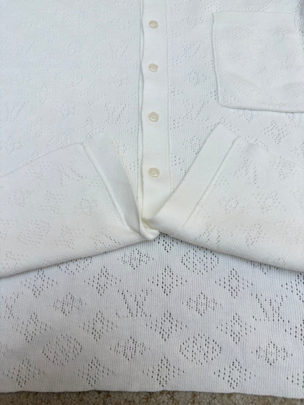 LV 26S SHORT-SLEEVED KNIT POLO SHIRT STYLE 206